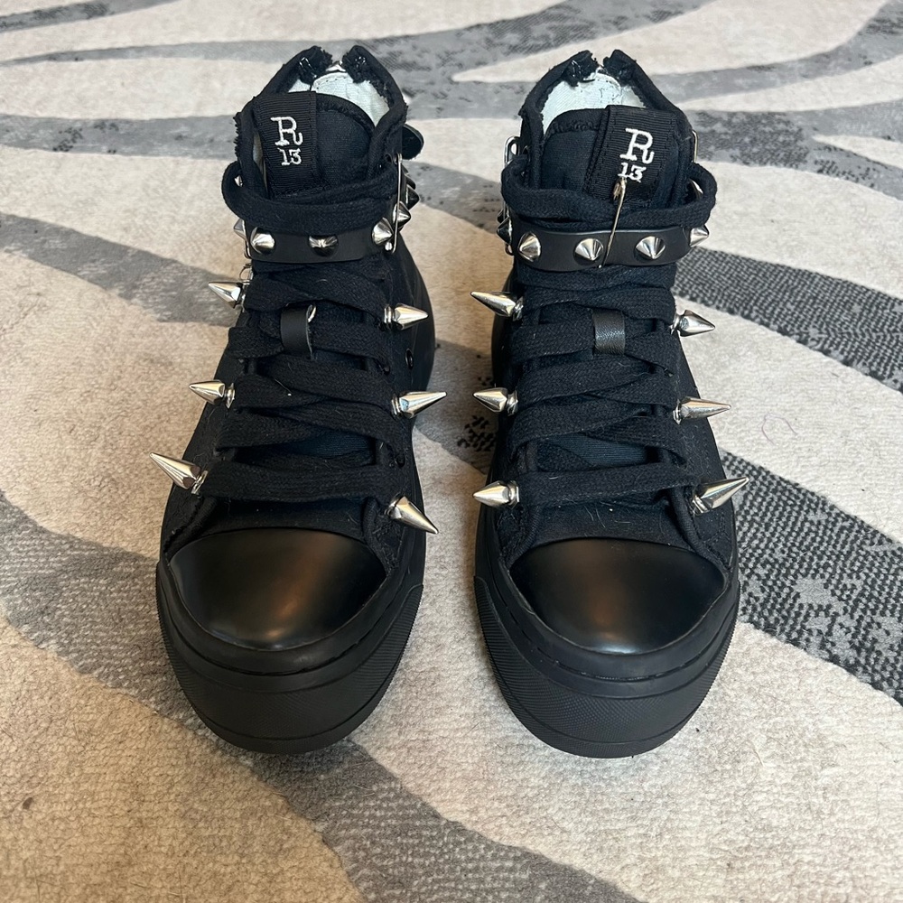 R13 platform sneakers